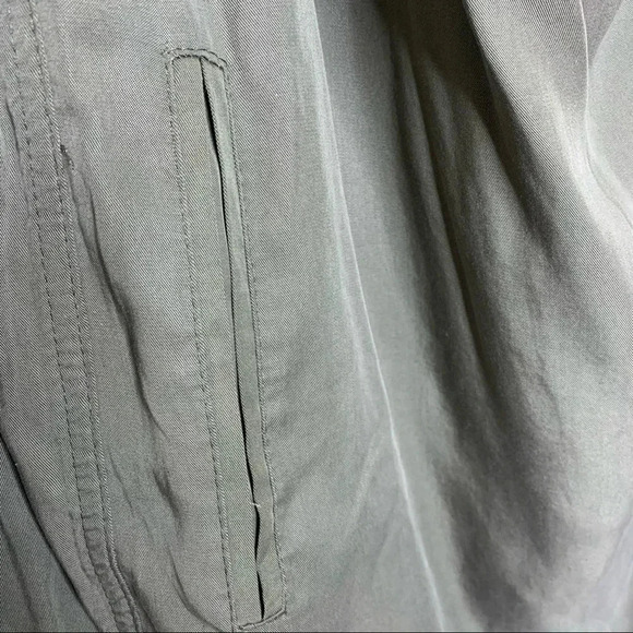BlankNYC Green Linen Blend Drape Jacket Size Medium - Picture 6 of 7